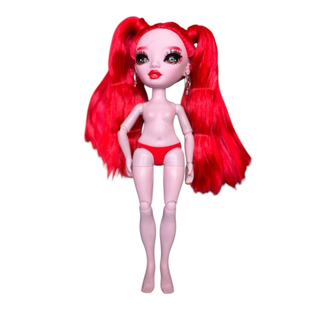 Shadow High Series 2 Pinkie James Doll Pale Pink Red Hair Pigtails MGA